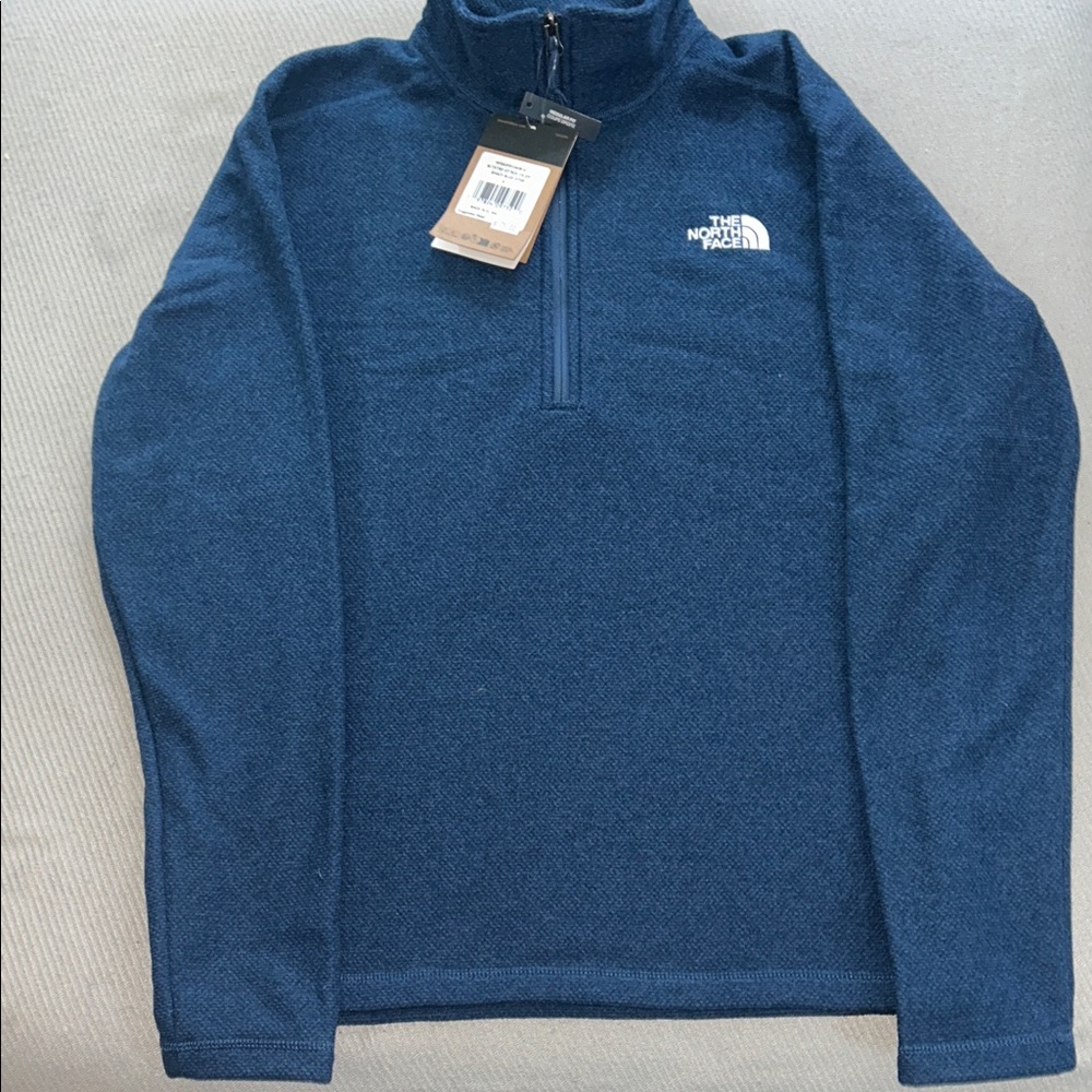 🎄The North Face Men's Navy Zip-Up Sweater🎄